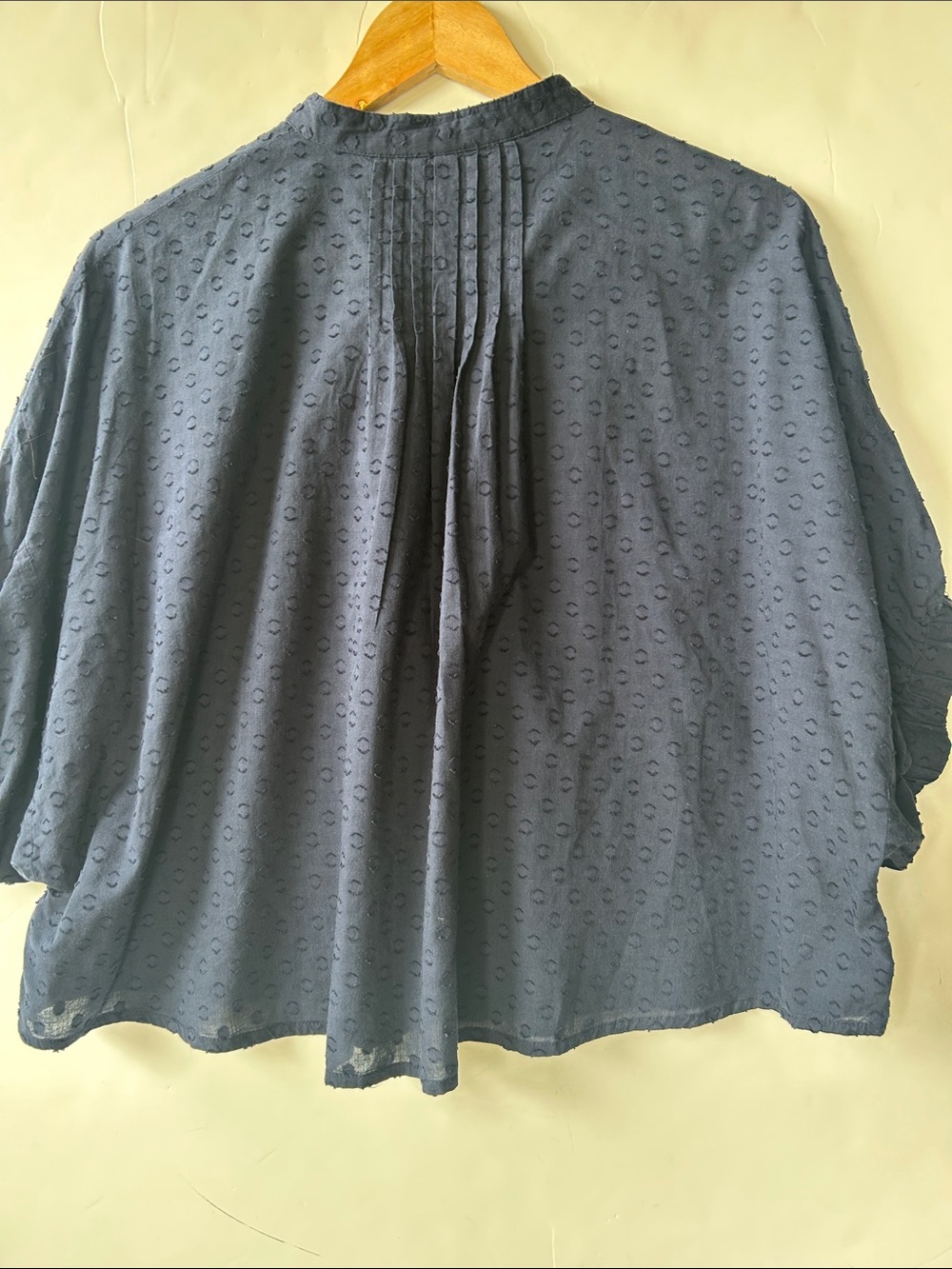 Emerson Fry Mandarin Collar Top Blouse   One Size - Picture 5 of 6